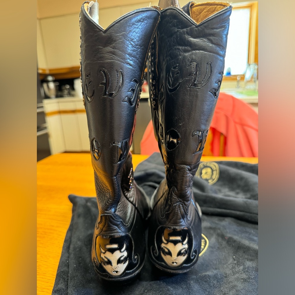 Liberty Boot Co. Black Cowboy Boots - Picture 3 of 4